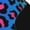 2 Black-2, variant on Xecao Leopard Neon Rainbow Gradient Pattern Sport Socks for Women and Men Crew Socks Sporty Calf Socks Casual Socks