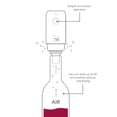 thumbnail image 4 of Bomba Wine Saver Vacu Vin eléctrica con 2 tapones de vacío, 4 of 7