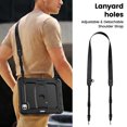 thumbnail image 7 of for iPad Pro 11 Inch (M4 2024/M5 2025) Case, 3in1 Heavy Duty Shockproof Tablet Case with Stand, Shoulder Strap, Black, 7 of 7