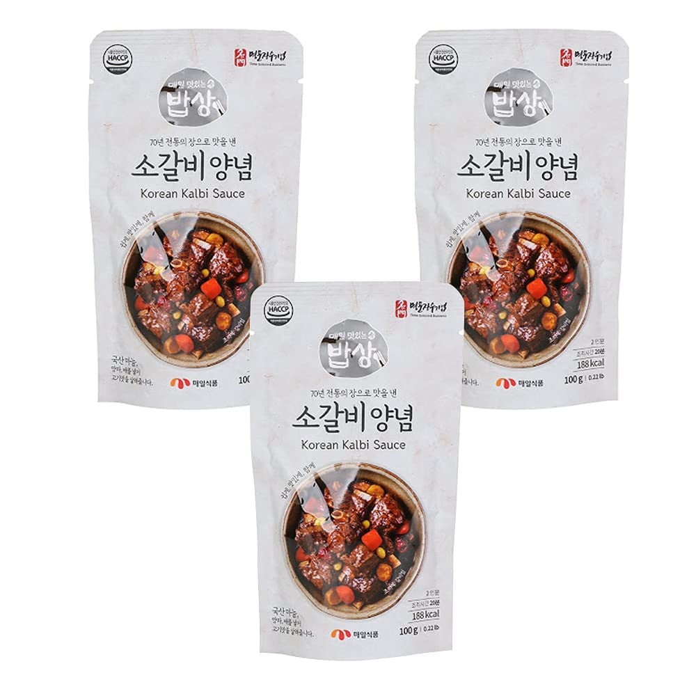 Maeilfoods Korean Kalbi Sauce 3.53oz (100g) x 3ea Korean Sauce