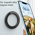 thumbnail image 2 of Universal Magnetic Metal Plate Rings For Wireless Charger Sheet Sticker;, 2 of 8