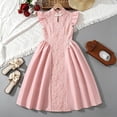 thumbnail image 5 of Tfken Soft Dresses Girls Comfy Holiday Travel Girls Tutu Dresses A Line Floral Decoration Party Fashion Kids Trendy Clothes Size 12 Years, 5 of 5