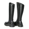 thumbnail image 4 of "Dream Pairs Women's Knee-High Boots, Comfortable Chunky Platform Side Zip Lug Sole Boots For Women SDKB2210W BLACK/PU Size 8", 4 of 5
