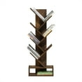 thumbnail image 6 of Furinno Tree Bookshelf 7-Tier Floor Standing Tree Bookcase with Amber Pine, 6 of 6