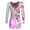Pink, variant on TiaoBug Kids Girls Long Sleeve Dance Leotard Gymnastics Yoga Romper Sport Jumpsuit Purple 14