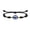 Type15, variant on Handmade 12-Piece Evil Eye Bracelet Set - Adjustable 7-Knot Evil Eye Woven String Bracelets