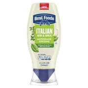 Best Foods Italian Herb & Garlic Mayonnaise Dressing, 11.5 fl oz Bottle