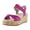 Rose Violet Pink Leather and Suede, variant on Darla Women's Sandals Rose Violet Pink Leather and Suede Size 11 M