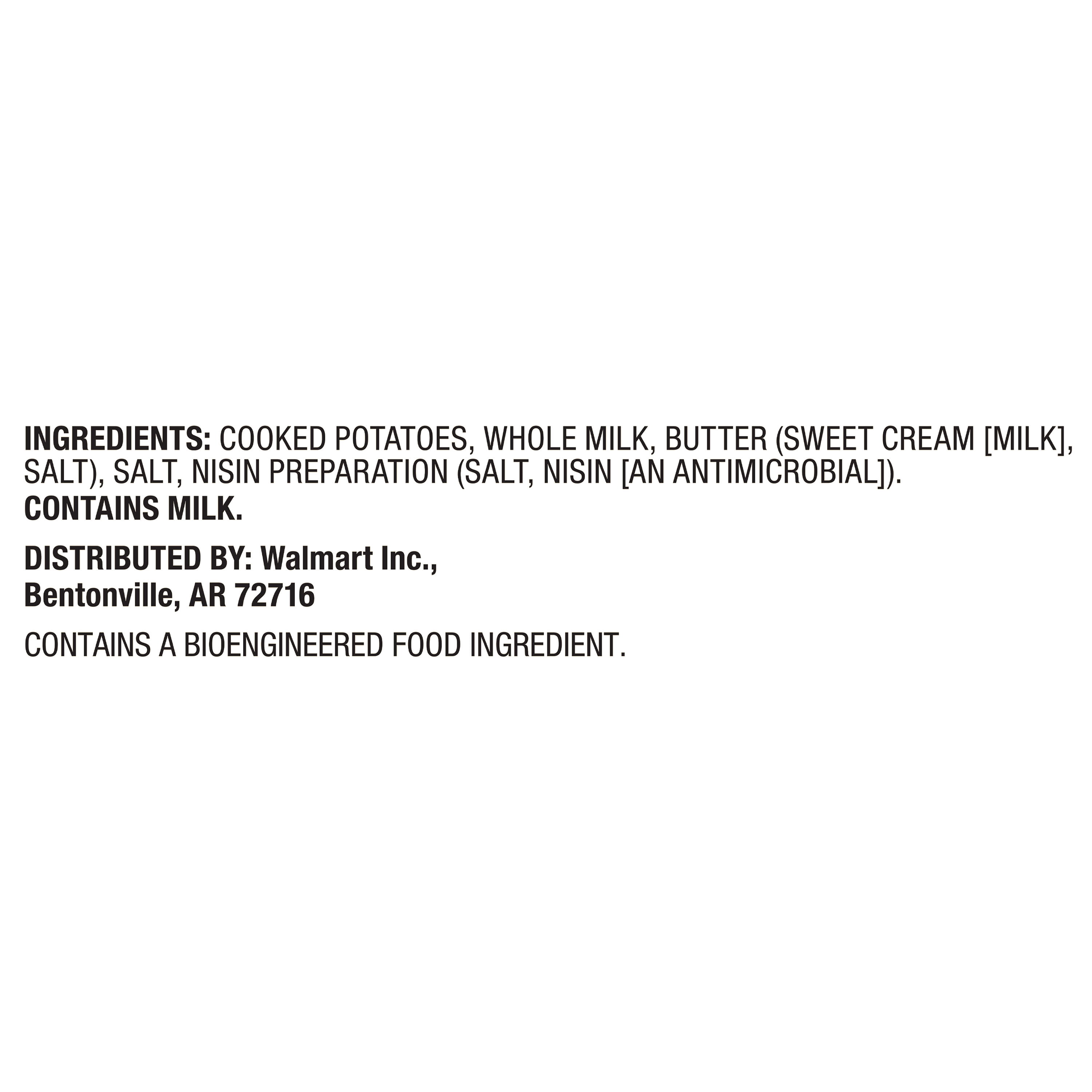 (3 pack) Marketside Ready To Heat Homestyle Mashed Potatoes Tray, Family Size, 32 oz
