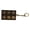 Black, variant on Innovative 6 Keyboard Toy Crystal Keycap Keychain Stress Relief Fingertip Gadget Toy Clicking
