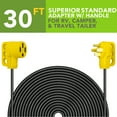 thumbnail image 2 of Leisure Cords 30 Ft 50 amp RV Power Extension Cord 50 Amp Male to 50 Amp Female Standard Plug (50 Amp - 30 Foot), 2 of 8