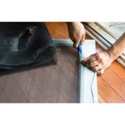 Saint-Gobain Adfors Fiberglass Window Screen for Home Improvement, Charcoal