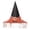 Orange, variant on Gothic Dark Theme Party Witch Hat for Role Play Accessory White One Size