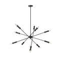 thumbnail image 5 of Millennium Lighting  Potiss 8/10 Chandelier Ceiling Light 10 - Matte Black, 5 of 5