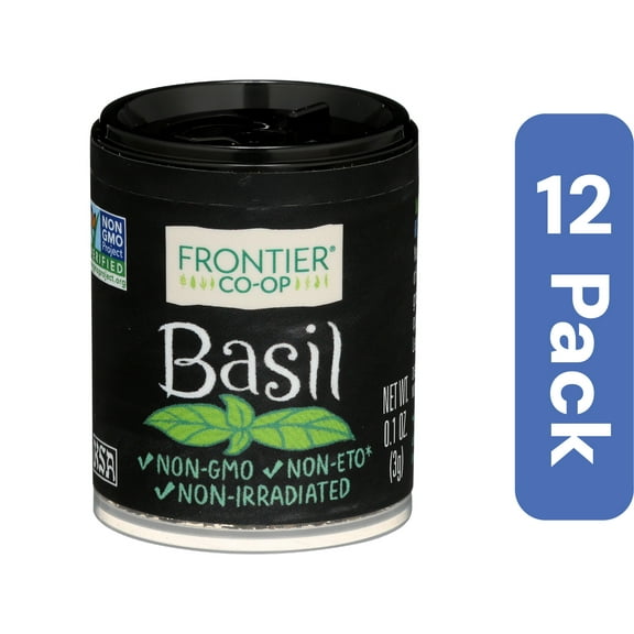 Frontier Herb Spice Basil Mini 0.1 oz (Pack Of 12)
