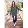 thumbnail image 3 of Woman Within Plus Size Utility Button Down Shirt, 3 of 6