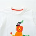 thumbnail image 5 of Tdoqot Toddler Boys Graphic T Shirts- Cotton Soft Short Sleeve Casual Kids Summer Tops White Size 2 T, 5 of 6