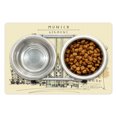 thumbnail image 1 of Germany Pet Mat for Food and Water, Munich Germany Architecture Historical Cityscape Sketch, Non-Slip Rubber Mat for Dogs and Cats, 18" X 12", by Ambesonne, 1 of 2