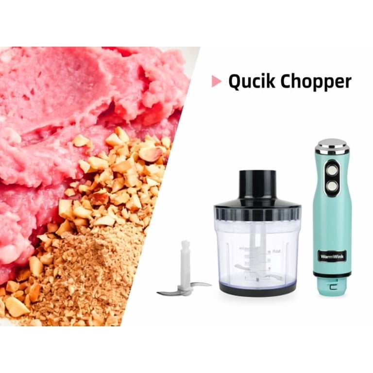 WarmWink Immersion Blender Handheld, 4 in 1 Corded Stick Hand