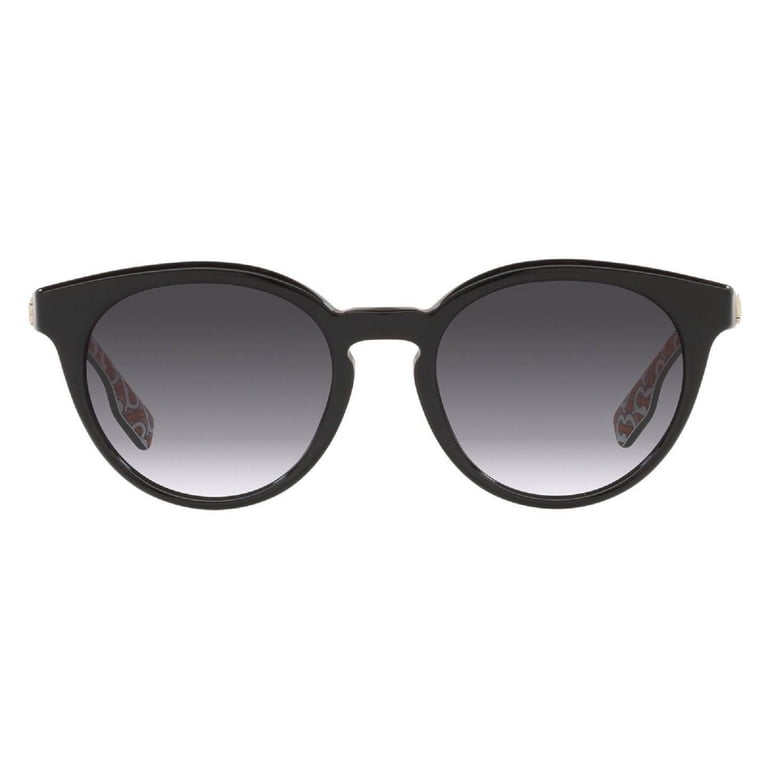 Burberry  0BE4326F 300187 Amelia Black Gray Lens Round Sunglasses 55-20-145 Burberry Amelia BE4326 300187 | Alensa main image 2