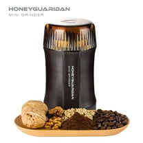 2 pcs HoneyGuaridan Electric Grinder for Coffee Bean, Spices, Nuts , Grains and Others- Super Powerful 200W, 20 Seconds to Grind per time