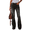 Black, variant on Wutalume Jeans for Women Retro Straight Leg Micro Flare, Vintage Inspired Denim Pants with Stretch Comfort for Timeless Style,Black L
