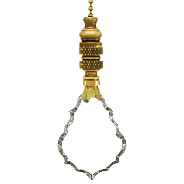 Crystal Gothic Cross Ceiling Fan Pull 2 38 H With 12 Polished Brass Chain Com Crystal Gothic Cross Ceiling Fan Pull, Gothic Ceiling Fan