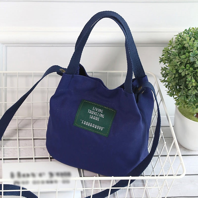 MorefunWomen Canvas Tote Handbags Casual Shoulder Work Bag Crossbody Bag