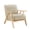 Light Brown+Natural, variant on Light Brown Accent Chair with Pocket Coils / Relaxing Seating in Bedrooms