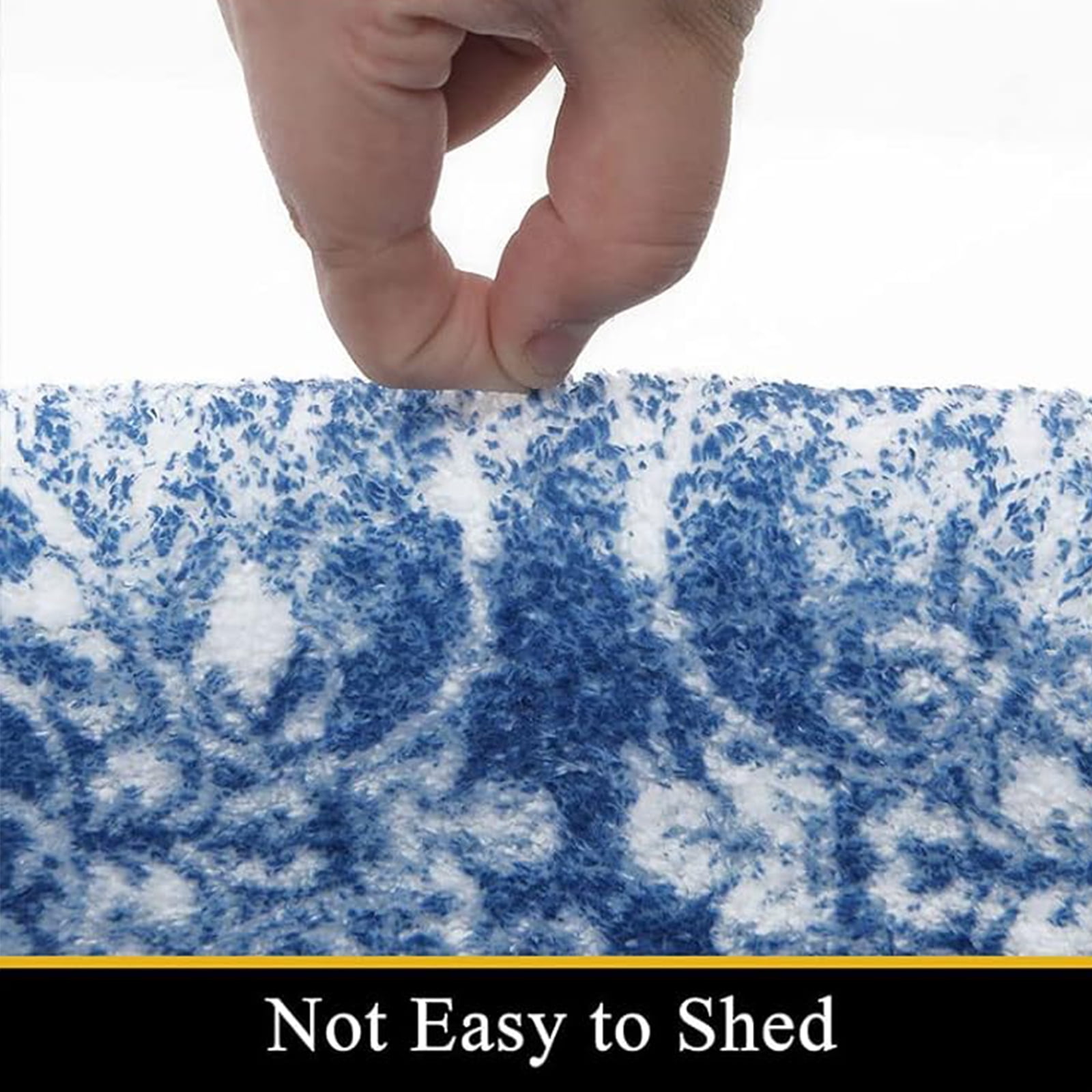 Boho Runner Rug, Non Slip Washable Shaggy Soft Carpet Area Rug for Hallways Entryway Bedroom