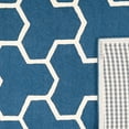 thumbnail image 4 of SAFAVIEH Cambridge Joshua Geometric Wool Area Rug, Navy Blue/Ivory, 4' x 6', 4 of 8