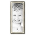 thumbnail image 2 of ArtToFrames 9" x 23" Antique Silver Panel Picture Frame, 9x23 inch Silver Wood Poster Frame (WOM-4760), 2 of 7