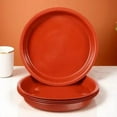 thumbnail image 1 of OULII 5 Pcs Soucoupe de Pot en Plastique Rouge Plateau Rond pour Plantes Plateau d'Égouttement pour Intérieur Extérieur, 1 of 6