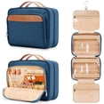 thumbnail image 1 of Neceser de viaje COOSKY con organizador de joyas, color azul marino, 1 of 7