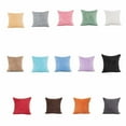 thumbnail image 4 of Decodeary Solid Colour Corduroy Square Cushion Cover Home Decor Throw Pillow Case Lounge pink, 4 of 6