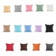 thumbnail image 3 of Billuyoard Funda de cojín cuadrada sólida supersuave para cama, sofá, funda de almohada de piel, decoración del hogar Decoración del hogar púrpura, 3 of 6