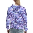 thumbnail image 7 of Lsque flower crystal Skull Pattern Casual Women's Hoodie,Hooded Sweatshirt with Kangaroo Pocket,Pullover Hoodie with Eye-catching Drawstrings-X-Large, 7 of 7