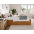 thumbnail image 4 of AFI Orlando King Wood Platform Bed with Footboard and Storage Drawers, Light Toffee, 4 of 16