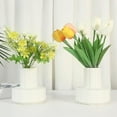 thumbnail image 7 of Kumdkd Roman Column Vase 1L, White Plastic European Style Flat Mouth Vase, Tabletop Floral Centerpiece for Artificial or Real Flowers, 7 of 7