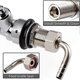 thumbnail image 4 of Stainless Steel Beer Faucet with Flow Control, Chrome Plated Tap for Home Bar, Rustproof and Leak-Proof Design, Adjustable Draft Dispenser, 4 of 5