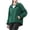Army Green, variant on ​Women's Lightweight Hooded Zip-Up Jacket – Casual Solid Color Windbreaker Coat