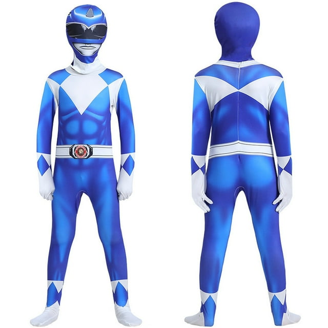 Power Rangers Costumes de Cosplay pour Enfants Combinaison Déguisement costume de Fête Combinaison