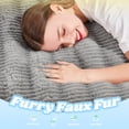 thumbnail image 3 of Hobestluk 3 in 1 Bean Bag Chair Giant Bean Bag Chairs for Adults with Ripple Cover Convertible Bean Bag Floor Cushion with Machine Washable Cover for Living Room (Ripple Grey), 3 of 7