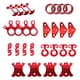 thumbnail image 1 of 28 piezas paracord tensor Guyline ajustador conjunto tienda cuerda de viento hebilla sujetador para Abanopi Ajustador Guyline, 1 of 7