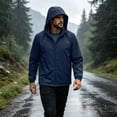 thumbnail image 6 of Miqool Pack Windbreaker for Men Lightweight Water Repellent Zip Up Hooded Jacket with Pockets for Running Hiking Cycling Travel, 6 of 9