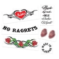 thumbnail image 2 of Disfraz de Halloween para mujer, color blanco, con tatuajes temporales, 2 of 7
