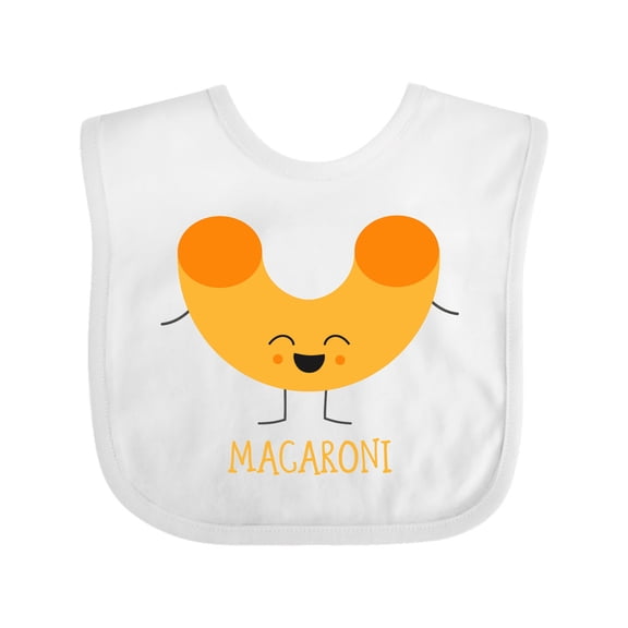 Inktastic Cute Kawaii Macaroni Boys or Girls Baby Bib