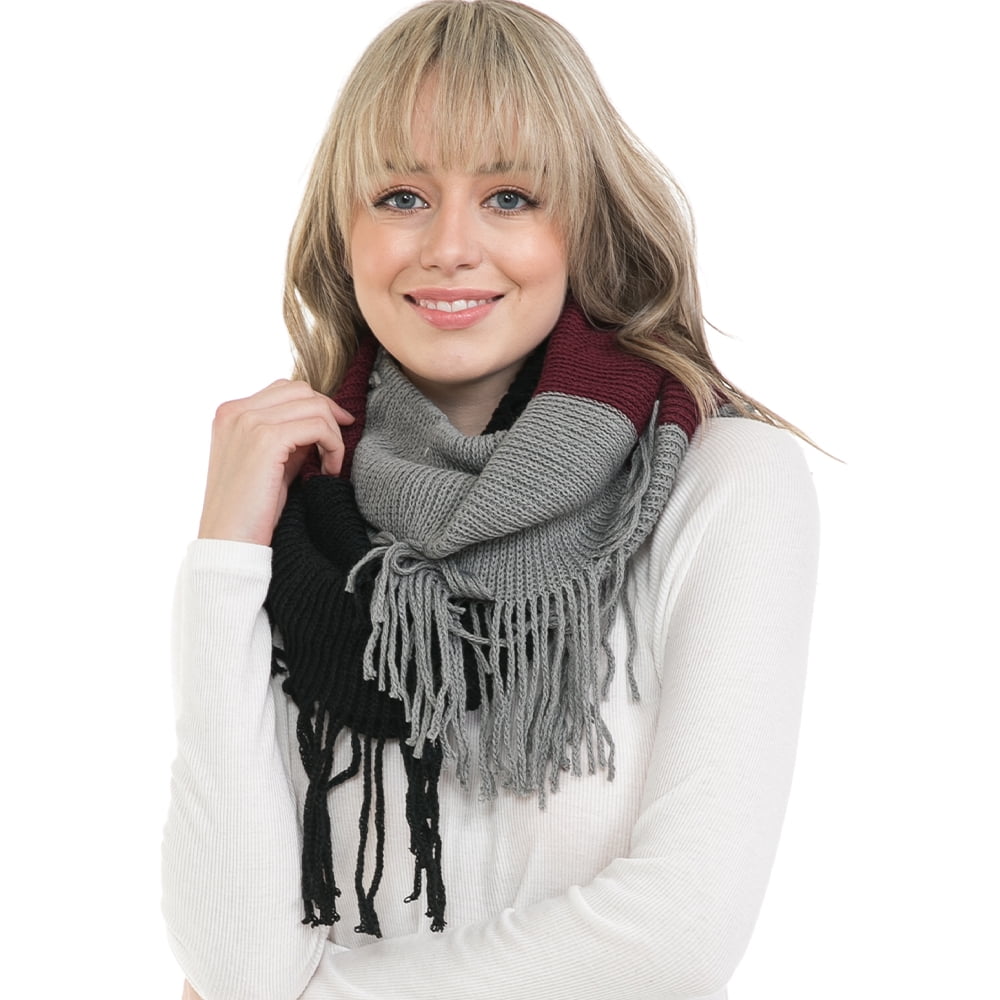 Women Fall Winter Warm Wrap Scarf Fashion Circle infinity Scarves For Teens and women