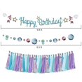 thumbnail image 2 of RECUTMS Mermaid Party Decoration Supplies Kits,Ocean Theme Party Decoration, 2 of 7