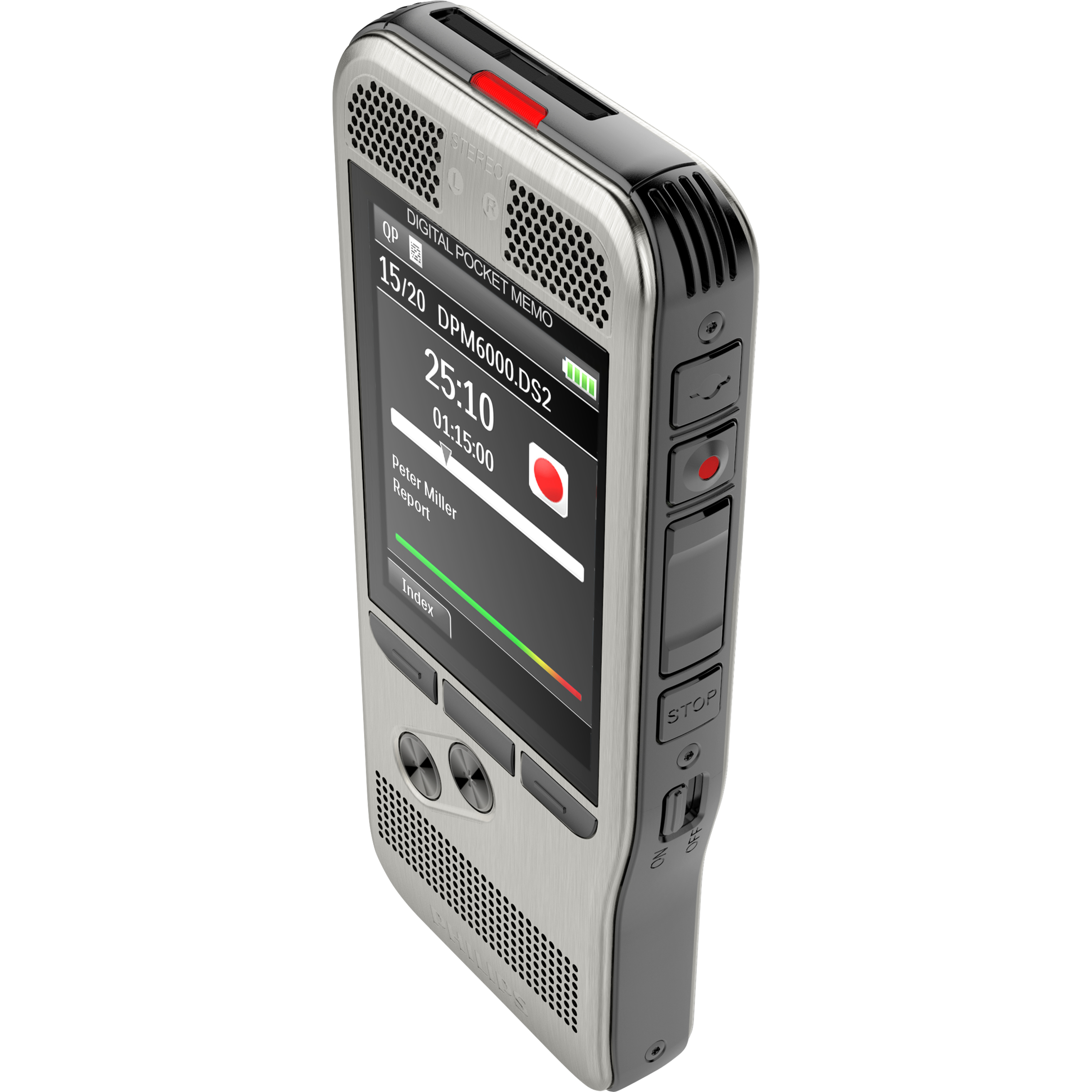 Philips Pocket Memo Digital Voice Recorder with LCD Display, DPM6000 - image 2 of 7
